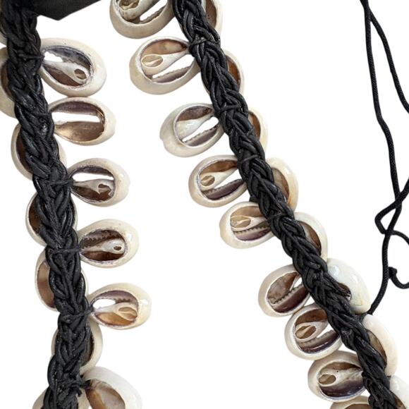 Cowrie Shell Belt Boho Beachy Y2K Surfer Rave Cowgirl Hippie Coastal Mermaid S - Picture 6 of 7